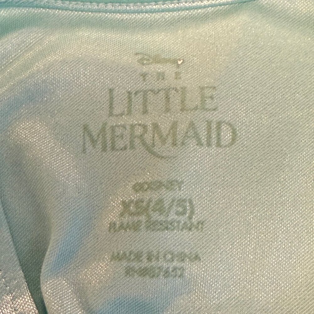 Disney - Ariel - Sleeveless Princess Sleep Dress With Lace - Size XS / 4/5 - Picture 8 of 8